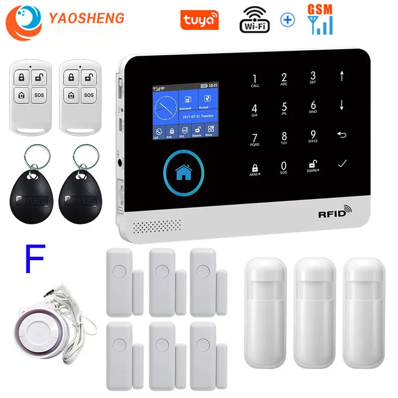 Smart Wireless Home Security Camera & Alarm System